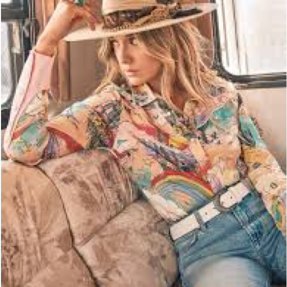 Women’s Wrangler x Barbie Western Top NWT - Picture 6 of 12